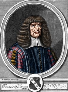 Porträt von Francis Glisson (1599-1677), britischer Arzt und Anatom von Anonymous Anonymous