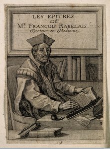 Porträt von François Rabelais von Anonymous Anonymous