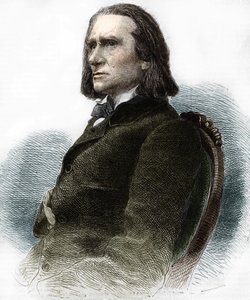 Porträt von Franz Liszt, ungarischer Pianist und Komponist (1811-1886) von Anonymous Anonymous