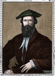 Porträt von Girolamo Francesco Maria Mazzola genannt Parmigianino oder der Parmesan (1503-1540), italienischer Maler. (the galleries of Europe - Italy)