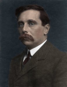 Porträt von H. G. Wells - Herbert George Wells 1866-1946