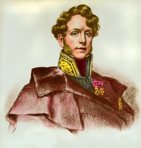 Porträt von Jacques Boucher de Perthes (1788-1868), Direktor des Zolls und Prähistoriker. Private Sammlung