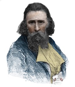 Porträt von Léon Cladel (1835-1892), französischer Schriftsteller.