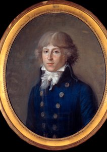 Porträt von Louis Antoine de Saint Just (1767-1794), Politiker von Anonymous Anonymous