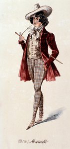 Porträt von Marcello, aus La Bohème von Puccini (1892-1895)