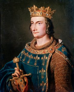 Porträt von Philipp IV. der Schöne (1268 - 1314), König von Frankreich. Anonymes Gemälde des 19. Jahrhunderts. Schlösser von Versailles und Trianon. von Anonymous Anonymous