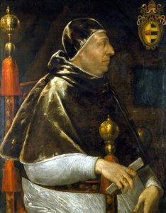 Porträt von Papst Alexander VI. (Rodrigo Borgia 1431-1503). Anonymes Gemälde. Mailand von Anonymous Anonymous