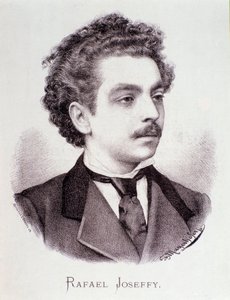Porträt von Rafael Joseffy (Stich) von Anonymous Anonymous