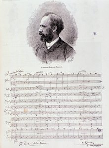 Porträt von Romualdo Marenco (Gravur) von Anonymous Anonymous