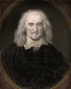 Porträt von Thomas Hobbes (1588-1679), englischer Philosoph von Anonymous Anonymous