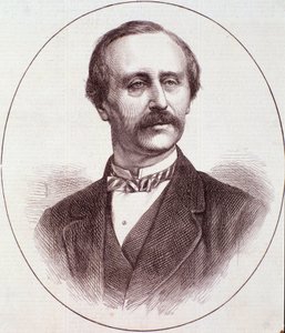 Porträt des englischen Geigers Henry Gamble Blagrove. Gravur von Anonymous Anonymous