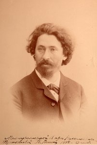 Porträt des Künstlers Ilya Iefimovitch Repin (1844-1930)