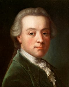 Porträt des Komponisten Wolfgang Amadeus Mozart