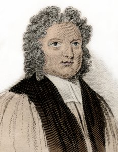Porträt des Bischofs von Rochester Francis Atterbury (1663-1732), Schriftsteller und Politiker. Gravur des 19. Jahrhunderts. Mailänder von Anonymous Anonymous