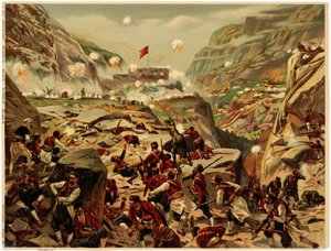 Erster Balkankrieg - Die Schlacht bei Tarabosh (Montenegro) von Anonymous Anonymous