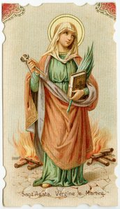 Heilige Agatha von Sizilien von Anonymous Anonymous
