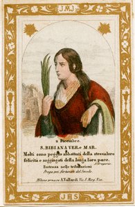 Heilige Bibiana (Stich)