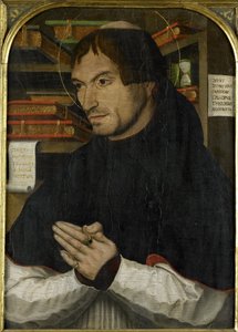 Der heilige Dionysius der Areopagite im Gebet von Anonymous Anonymous