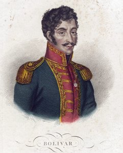 Simon Bolivar (1783-1830) von Anonymous Anonymous