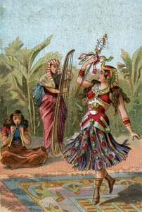 Theater im Wandel der Zeiten: Ägyptische Tänze. Der Mimee-Tanz war bei den Ägyptern in Ehren von Anonymous Anonymous