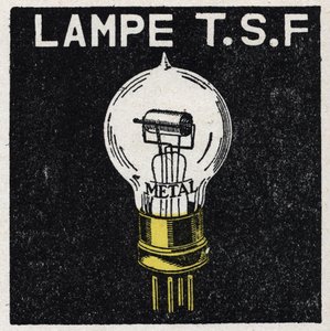 Die T.S.F.: T.S.F.-Lampe. Anonyme Illustration von 1925. Private Sammlung. von Anonymous Anonymous