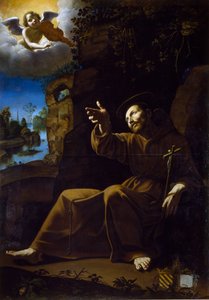 Die Vision des Heiligen Franziskus von Anonymous Anonymous