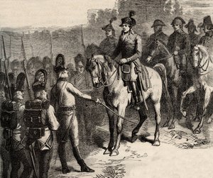 Die Verhaftung von Lafayette (Gilbert du Motier, Marquis de La Fayette)