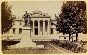 Die Stadt Marseille und ihre Umgebung um 1885-1890: Das Gerichtsgebäude. Private Sammlung