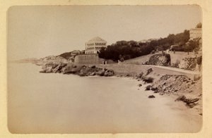 Die Stadt Marseille und ihre Umgebung um 1885-1890: Die Corniche-Straße, Private Sammlung