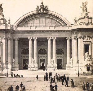 Weltausstellung 1900 in Paris: Eingang des Grand Palais