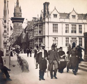Weltausstellung 1900 - Exposition Universelle de 1900 in Paris: La rue des Nations, Private Sammlung