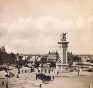 Weltausstellung 1900 in Paris: Pylon der Pont Alexandre III