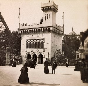 Weltausstellung von 1900 - Universal Exhibition of 1900 in Paris: Der Pavillon von San Marino - private Sammlung