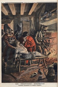 Verschiedene Fakten unter dem Direktorium (1795-1799): die Banditen von Orgeres (Fahrer) (Ille und Schurke), berühmte Verbrecherbande in der Region Beauce, sie greifen hier einen Bauernhof an, ihre Spezialität war es, ihre Opfer durch Verbrennen ihrer Füße