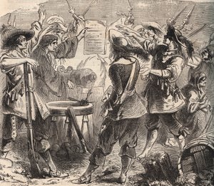 Dreißigjähriger Krieg: die Belagerung von Saint-Jean-de-Losne am 2. November von Anonymous Anonymous