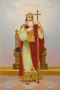 Heiliger Großfürst Wladimir Swjatoslawitsch, Anfang des 20. Jahrhunderts von Anonymous Russian icon painter
