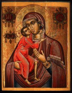 Die Feodorowskaja Mutter Gottes, 17. Jahrhundert von Anonymous Russian icon painter