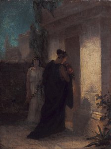 Frau in Trauer (Antigone) von Anselm Feuerbach