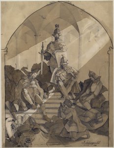 Motiv aus dem Nibelungenlied von Anselm Feuerbach