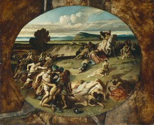 Die Schlacht der Amazonen, 1857