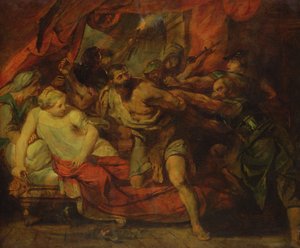 Die Gefangenschaft von Samson, nach einem Gemälde von Rubens, 1848