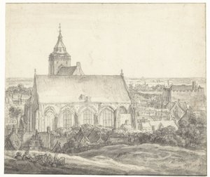 Buurkerk in Utrecht von Anthonie Waterloo