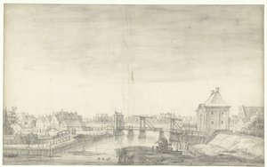 Dritte Heiligewegspforte in Amsterdam von Anthonie Waterloo