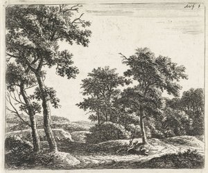 Ruhende Hirten unter einem Baum