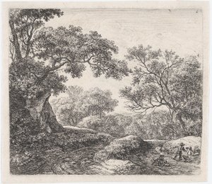 Drei Jungen und ihre Hunde von Anthonie Waterloo