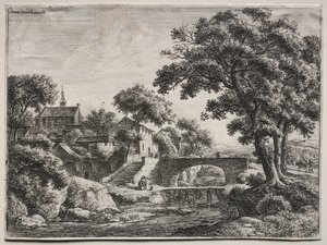 Zwölf Landschaften (H.95-106): Die zwei Brücken