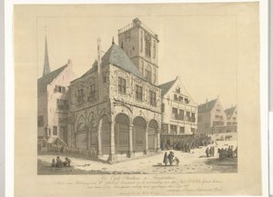 Das Alte Rathaus von Amsterdam, 1641 von Anthonie van den Bos