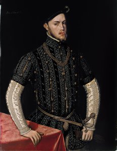 Porträt von Philipp II., König von Spanien und Portugal von Anthonis van Dashorst Mor