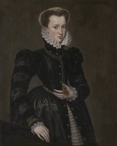 Porträt einer Hofdame, 1560-70 von Anthonis van Dashorst Mor