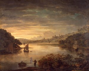 Ein Blick auf den Fluss Neath in Glamorganshire, 1740-1760 von Anthony Devis